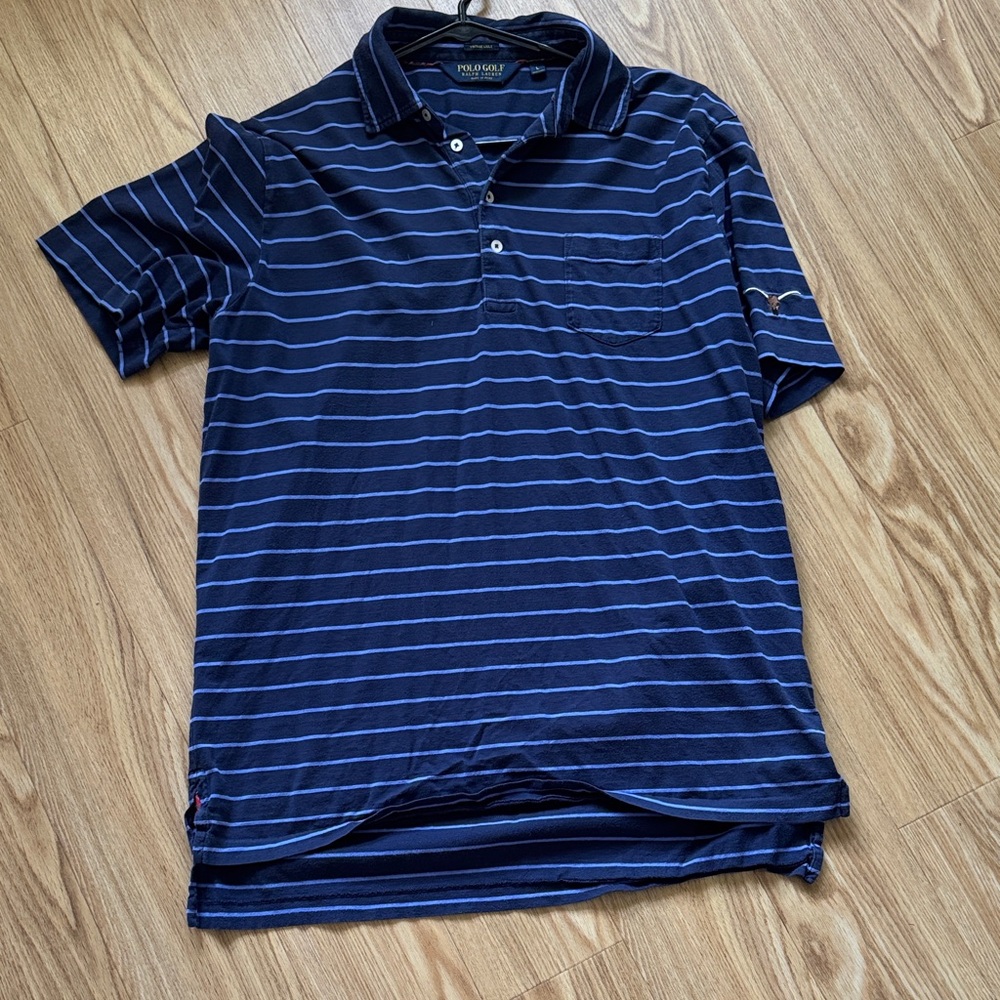 Polo by Ralph Lauren Blue Striped Polo Shirt